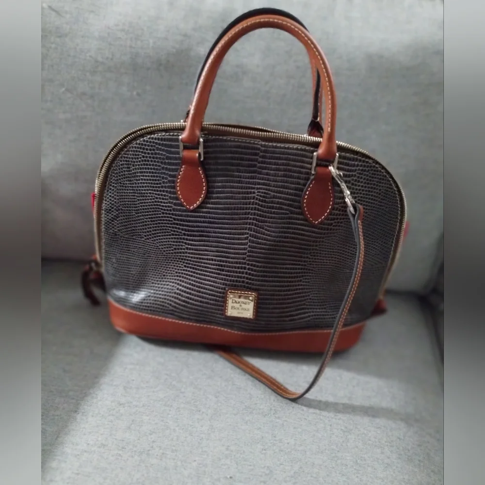 Dooney and Bourke Zip Zip Satchel - Picture 2 of 4